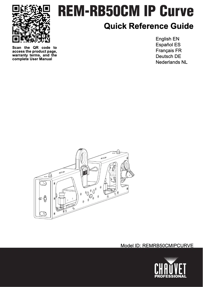 Page 1 de la notice Manuel utilisateur Chauvet REM-RB50CM IP Curve