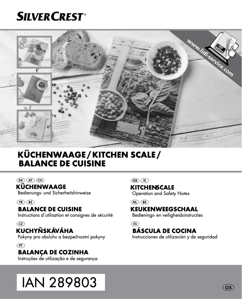 Image de la première page du manuel de l'appareil HG01939D