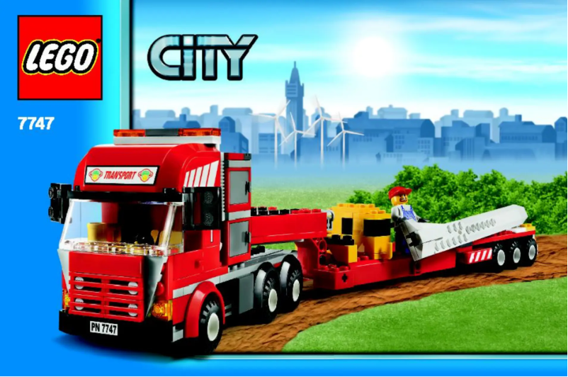 Image de la première page du manuel de l'appareil City 7747