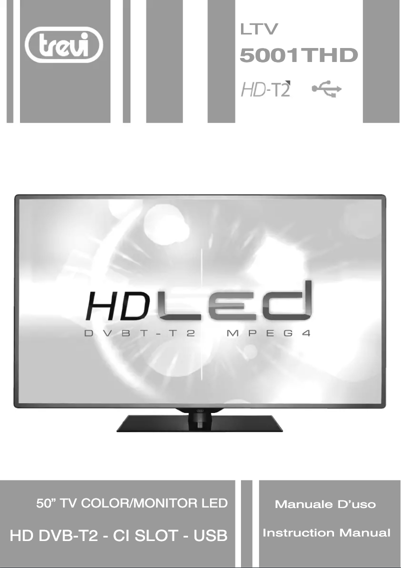 Page 1 de la notice Manuel utilisateur Trevi LTV 5001 HD
