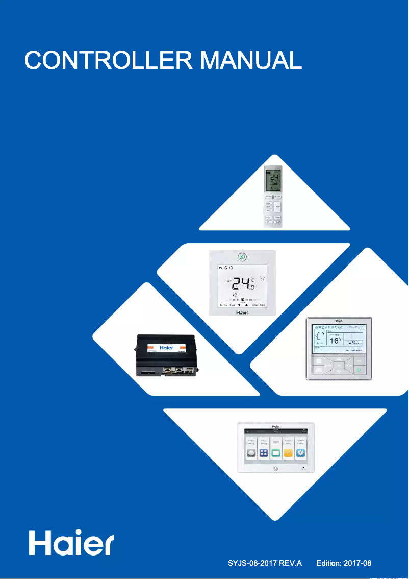 Image de la première page du manuel de l'appareil CONTROL SYSTEM