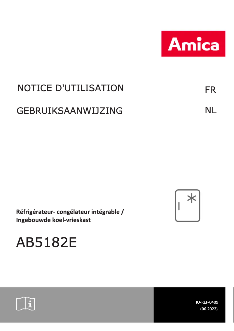Page 1 de la notice Manuel utilisateur Amica AB5182E