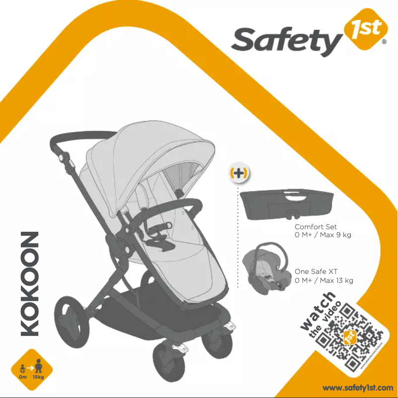 Page 1 de la notice Manuel utilisateur Safety 1st Kokoon Comfort Set