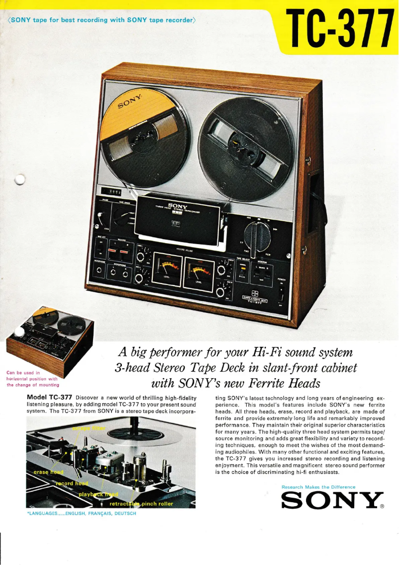 Image de la première page du manuel de l'appareil TC-377