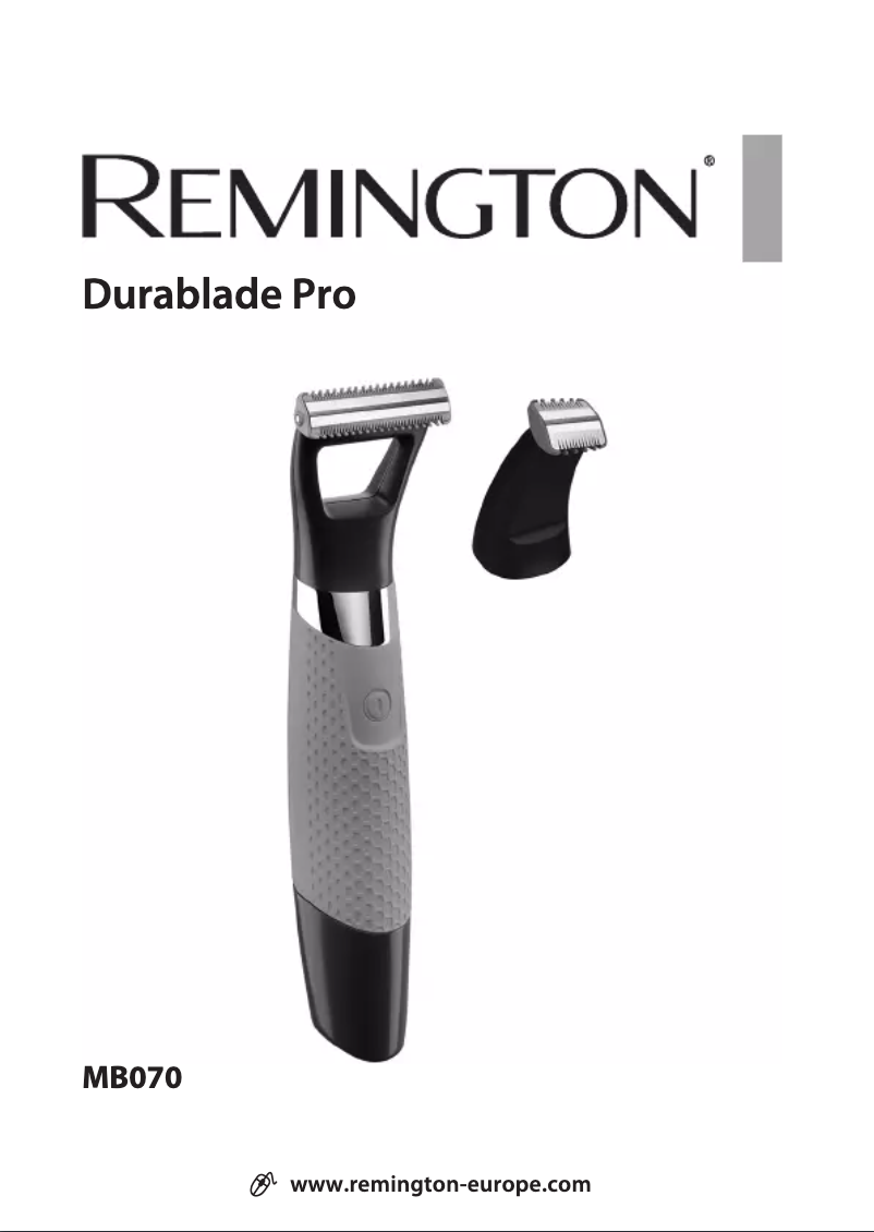 Page n°1 - Manuel utilisateur Remington Durablade Pro