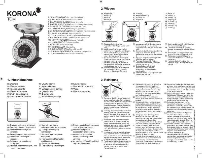 Página 1 del manual Manual de usuario Korona Tom