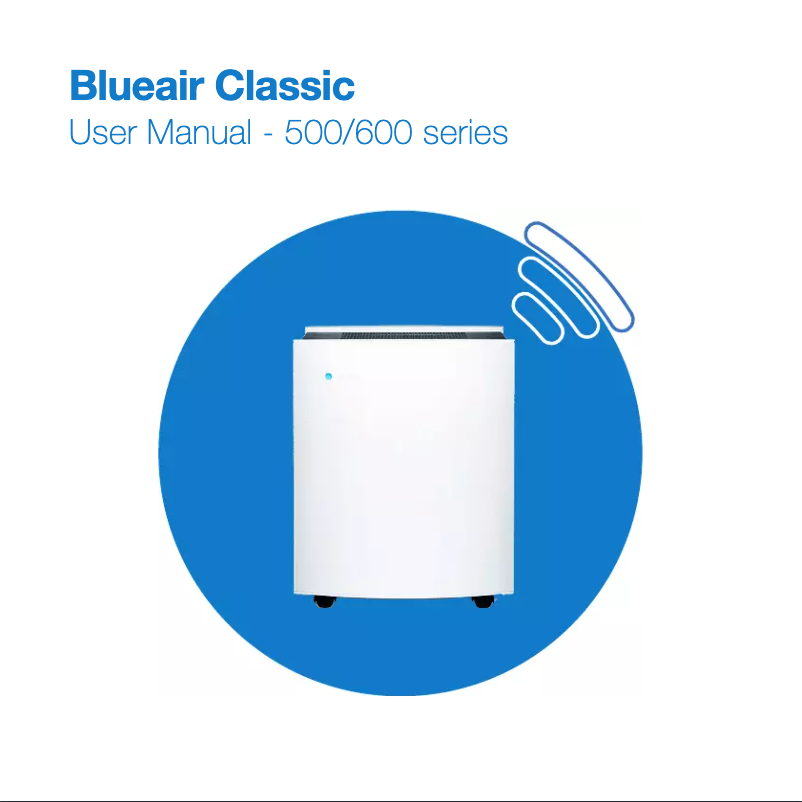 Página 1 del manual Manual de usuario Blueair Classic 500/600 Series