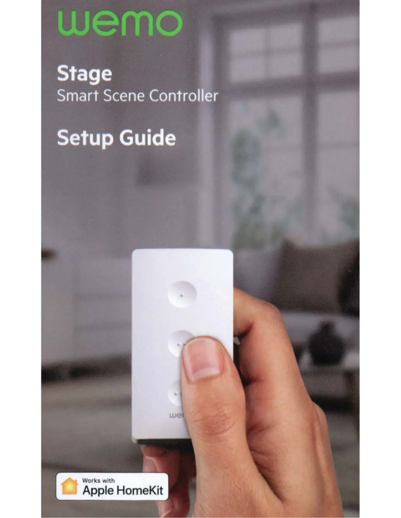 Página 1 del manual Manual de usuario Belkin Wemo Stage Scene Controller
