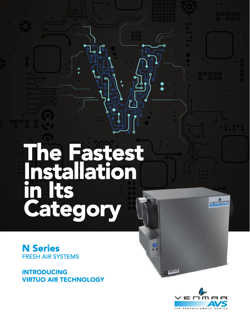 Page 1 de la notice Brochure vänEE V160H80RT