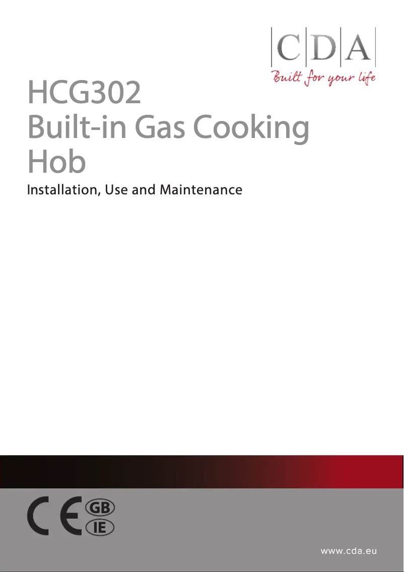 Page 1 de la notice Manuel utilisateur CDA HCG302SS