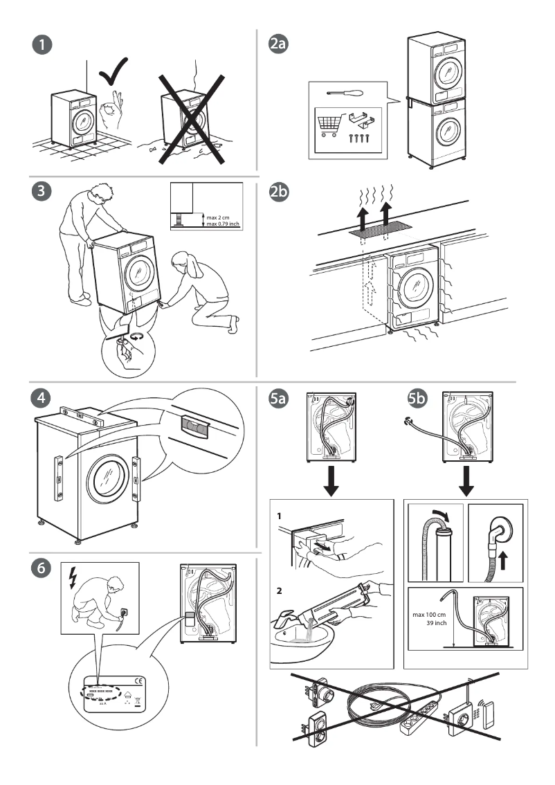 Page n°1 - Instructions de sécurité Whirlpool HSCX 10444