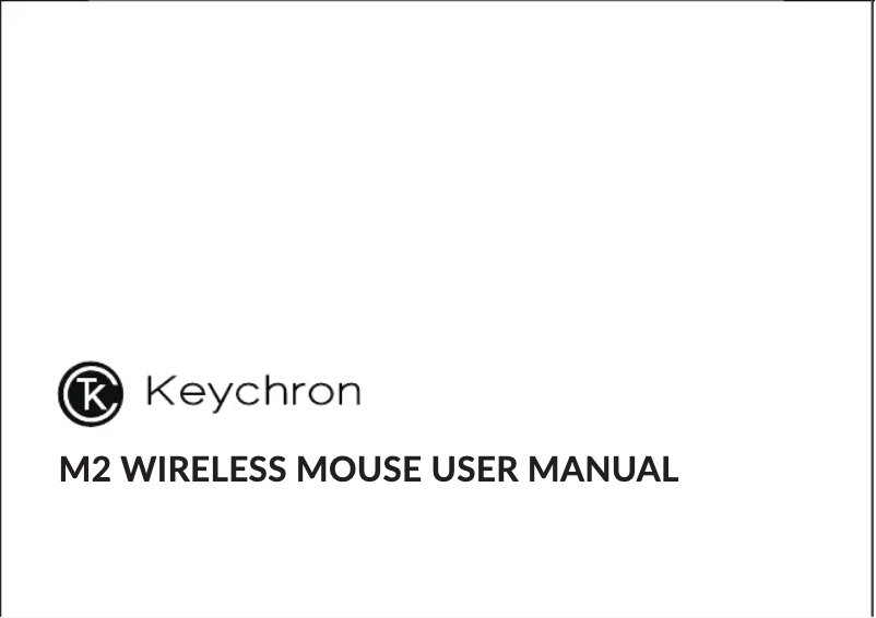 Página 1 del manual Manual de usuario Keychron M2