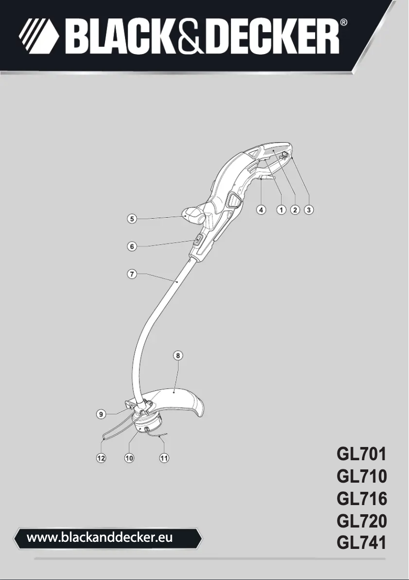 Image de la première page du manuel de l'appareil GL710