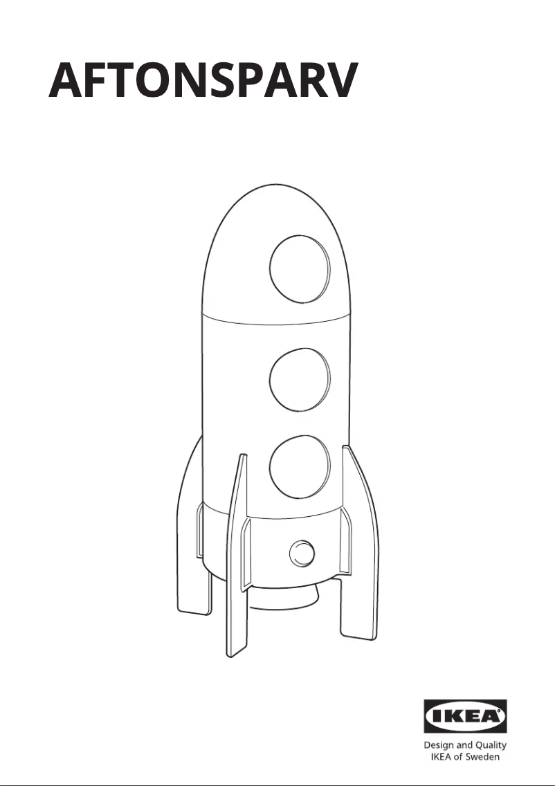 Image de la première page du manuel de l'appareil AFTONSPARV 005.552.31