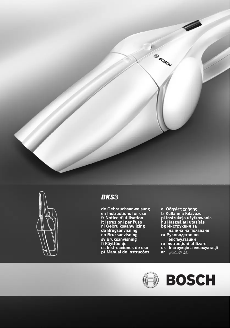Page n°1 - Manuel utilisateur Bosch BKS 3002