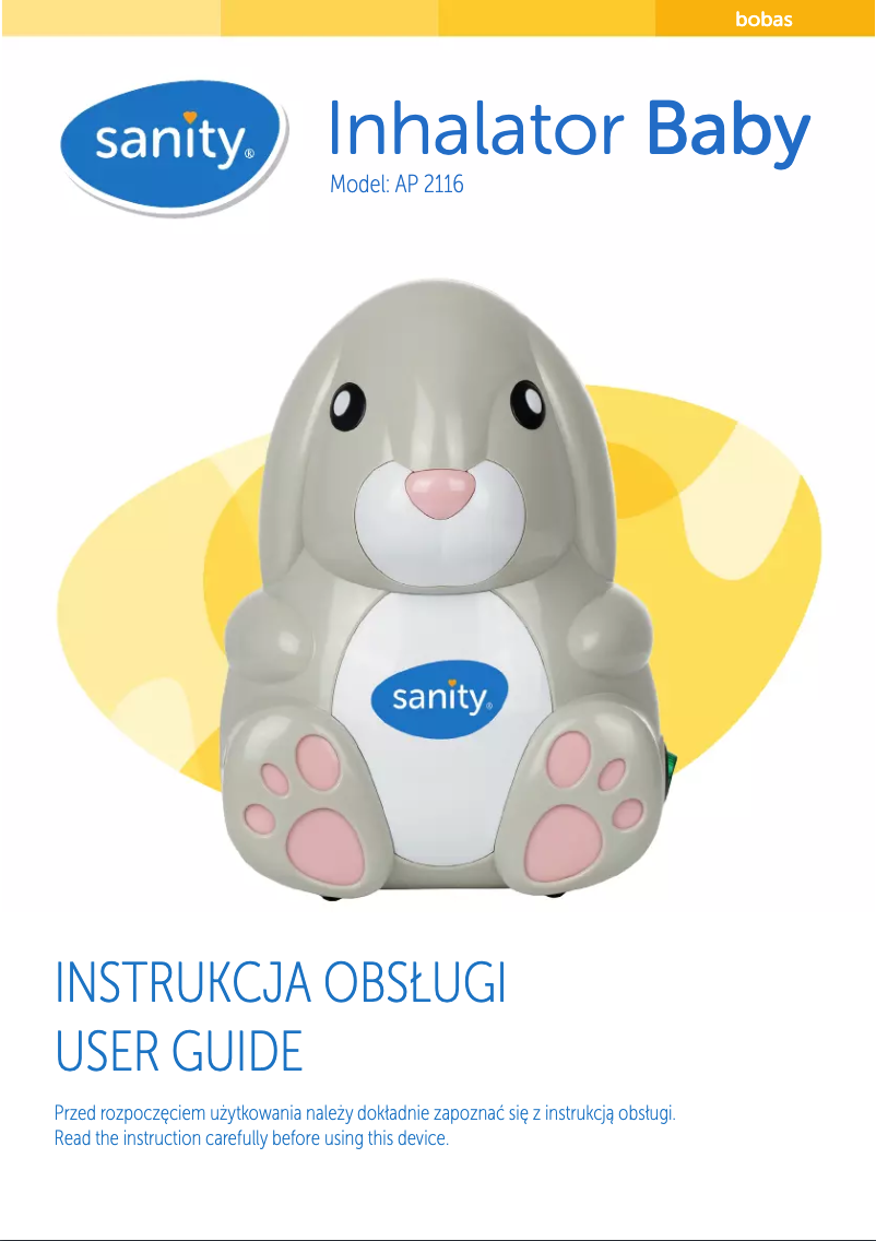 Page n°1 - Manuel utilisateur Sanity Baby AP 2116