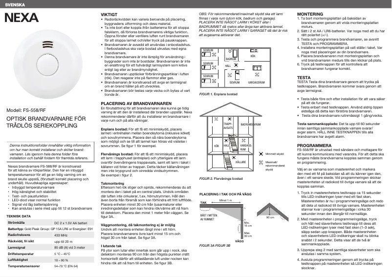 Image de la première page du manuel de l'appareil FS-558/RF
