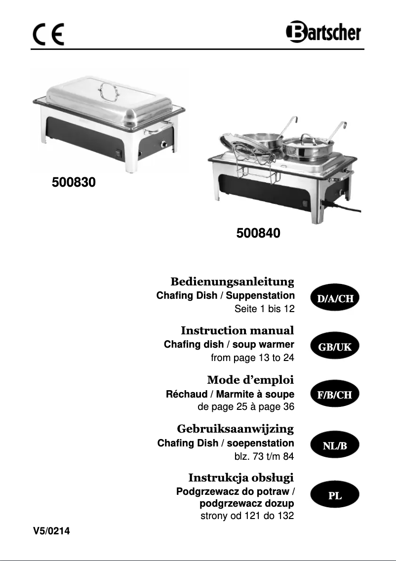 Imagen de la primera página del manual del dispositivo 500840