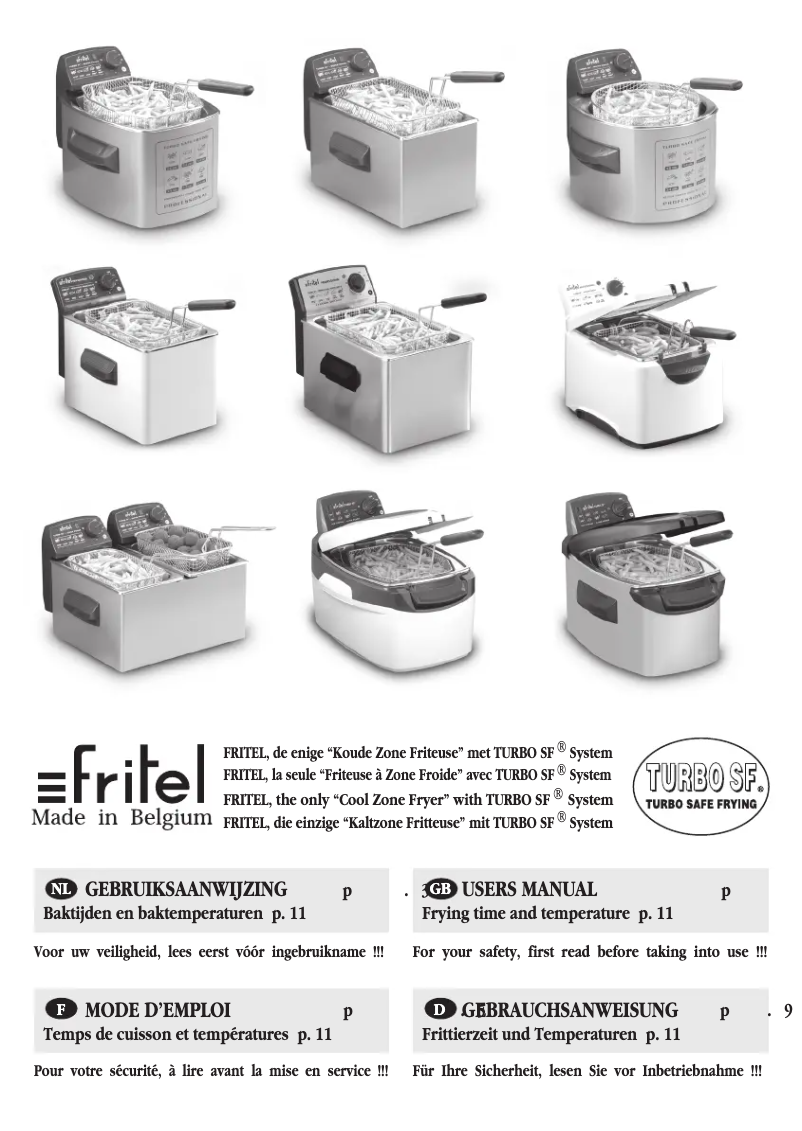 Page n°1 - Manuel utilisateur Fritel TSF 3000