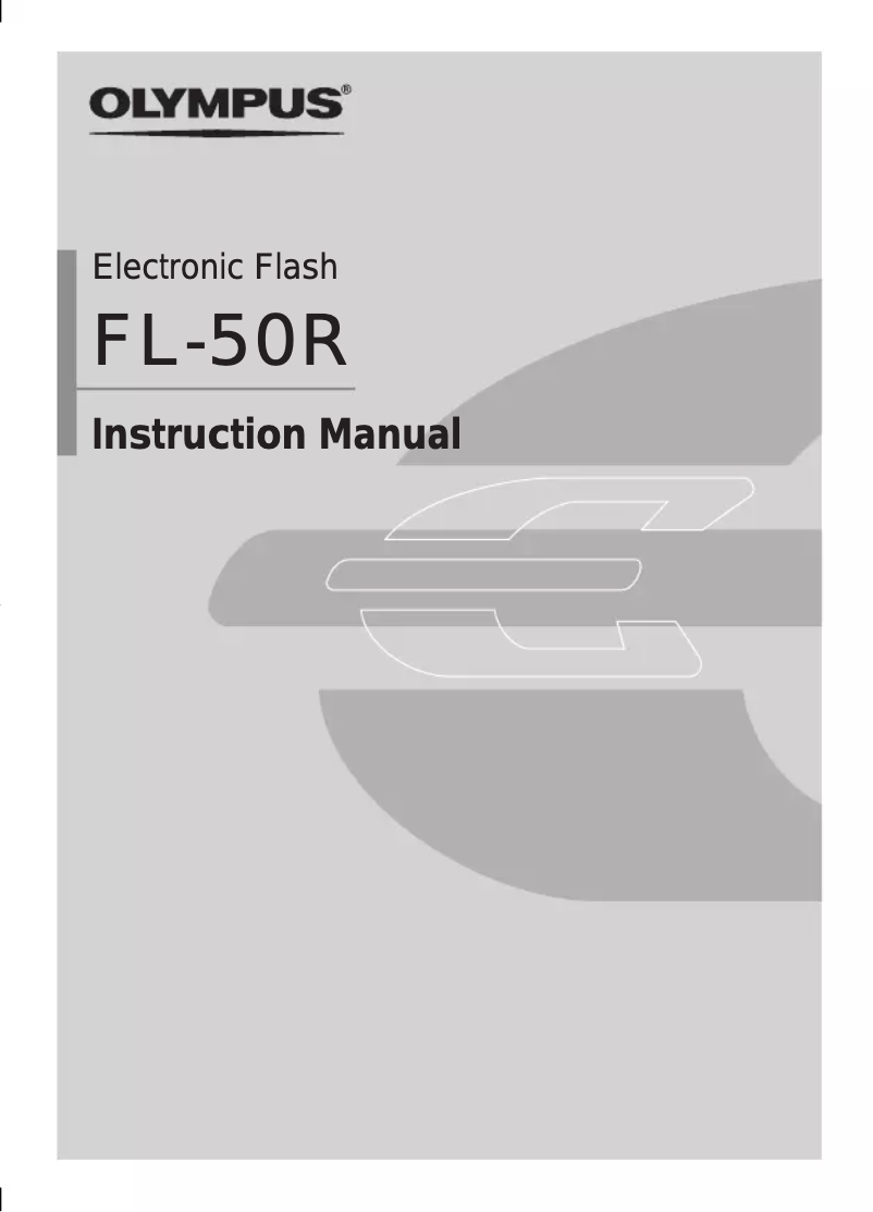 Página 1 del manual Manual de usuario Olympus FL-50R
