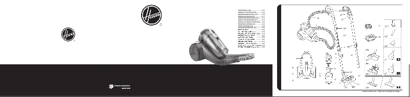 Page n°1 - Manuel utilisateur Hoover Reactiv RC60PET 011