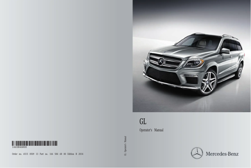 Page 1 de la notice Manuel utilisateur Mercedes-Benz M-Class SUV (2013)