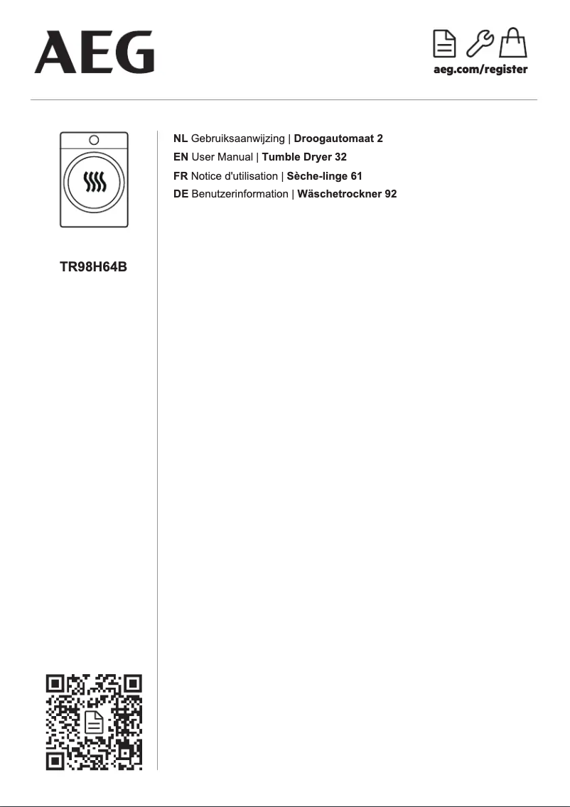 Página 1 del manual Manual de usuario AEG TR98H64B
