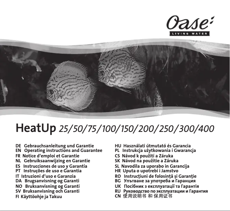 Page n°1 - Manuel utilisateur Oase StyleLine 175