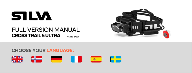 Page 1 de la notice Manuel utilisateur Silva Cross Trail 5 Ultra