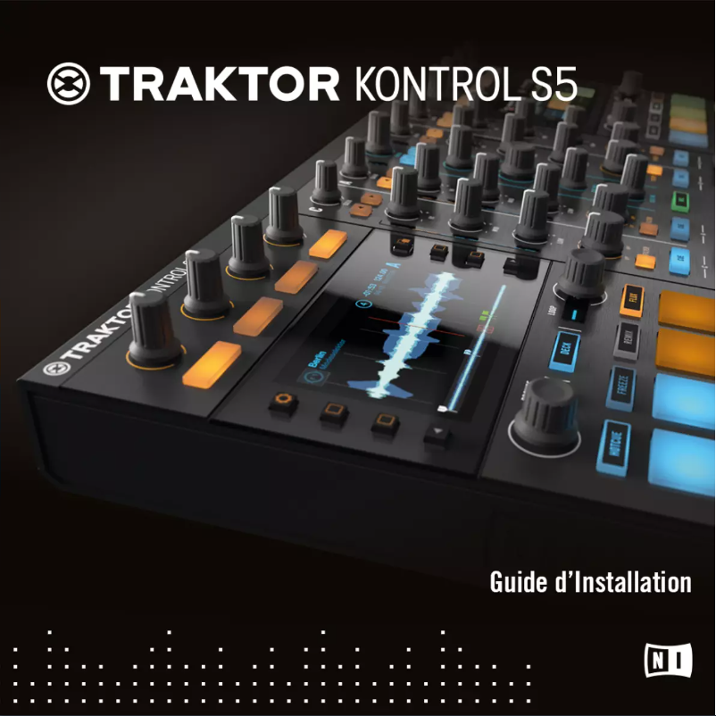 Page n°1 - Guide d'installation Native Instruments Traktor Kontrol S5