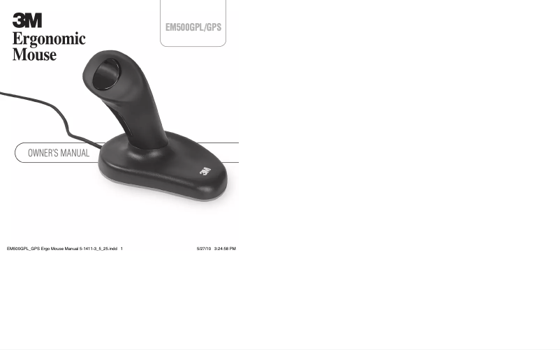 Image de la première page du manuel de l'appareil Ergonomic EM500GPS