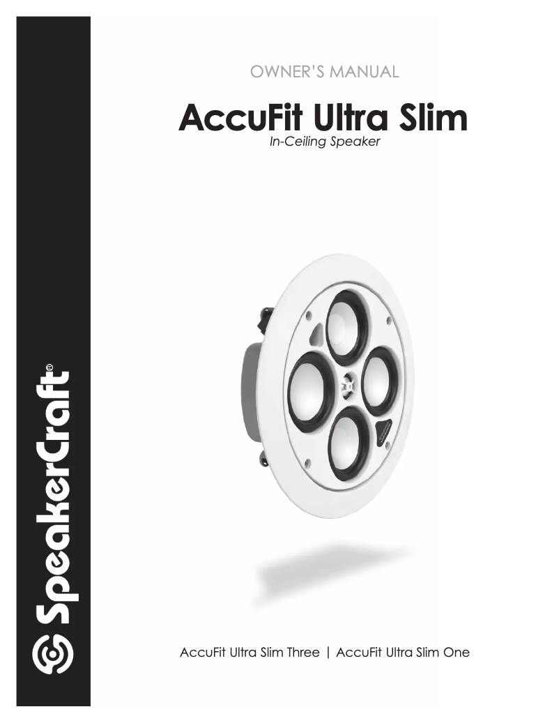 Image de la première page du manuel de l'appareil AccuFit Ultra Slim One ASM66431