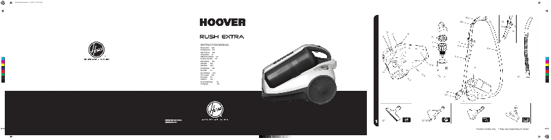 Image de la première page du manuel de l'appareil Rush Extra TRE 1420