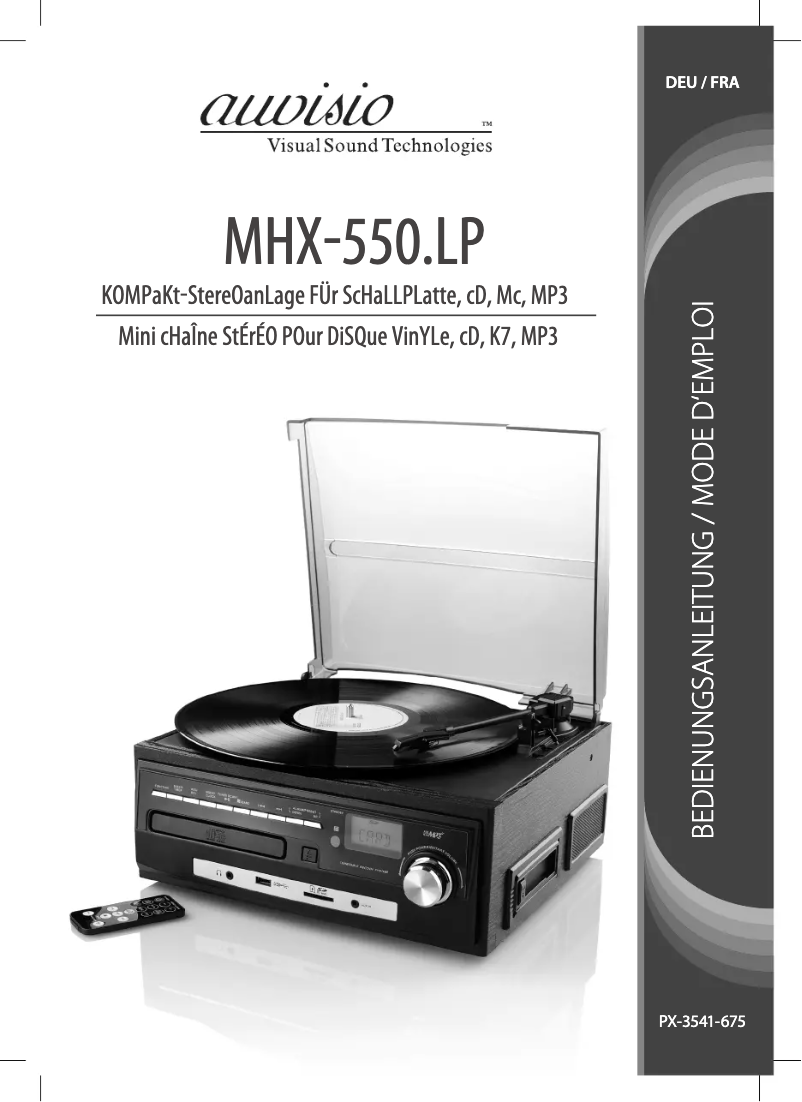 Página 1 del manual Manual de usuario Auvisio MHX-550.LP