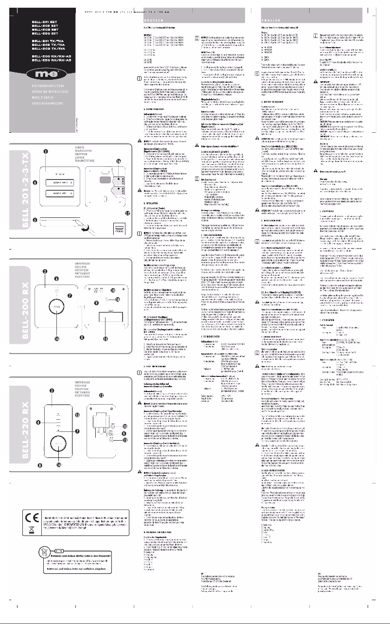 Page n°1 - Manuel utilisateur m-e Bell 220