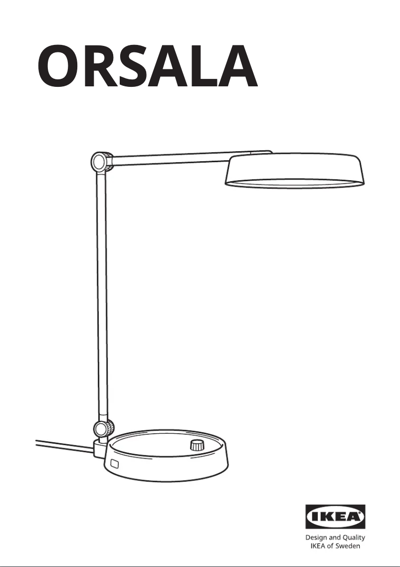 Image de la première page du manuel de l'appareil ORSALA 504.829.06