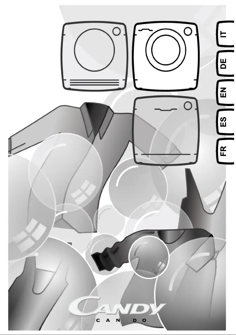 Page 1 de la notice Manuel utilisateur Candy CS 1072D1-S