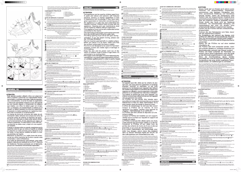 Image de la première page du manuel de l'appareil New Optima PV2017