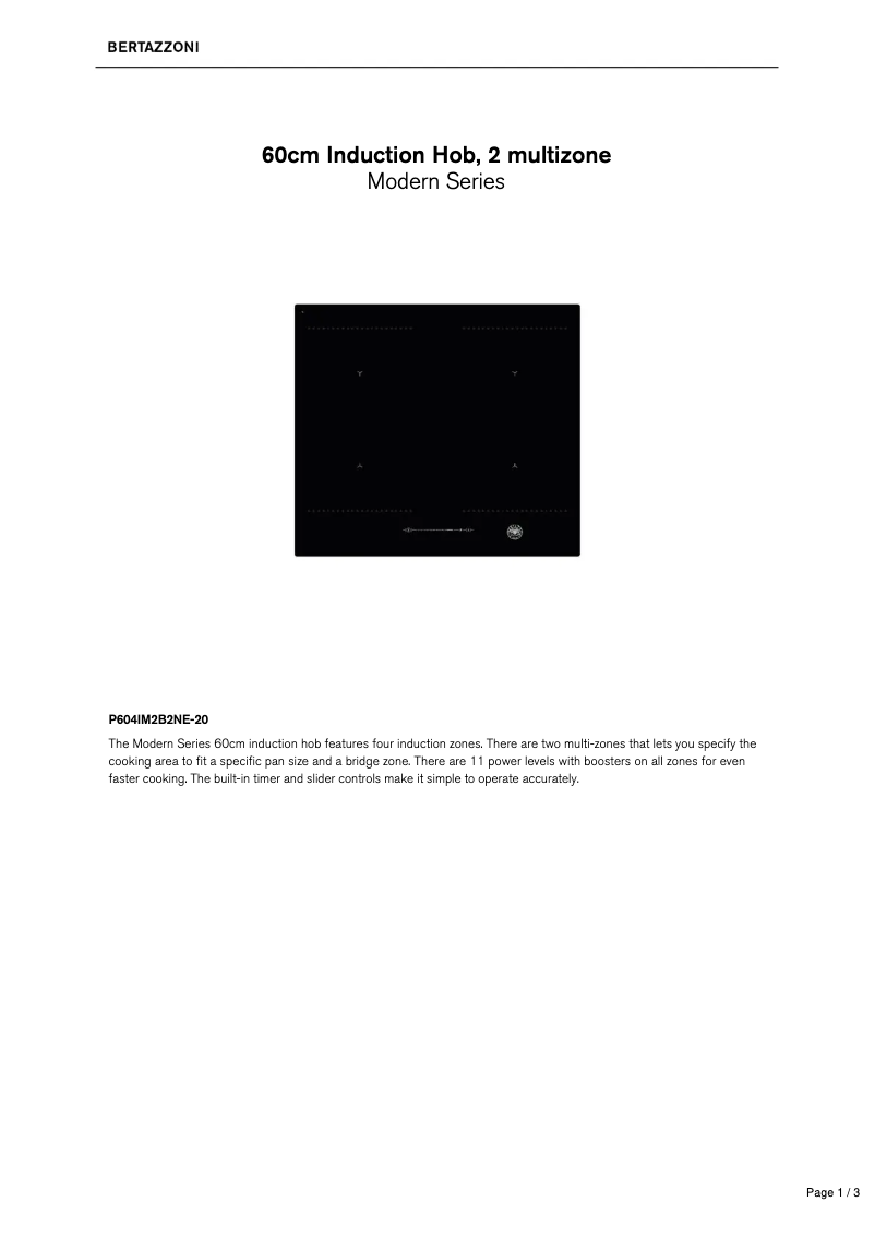 Image de la première page du manuel de l'appareil P604IM2B2NE-20