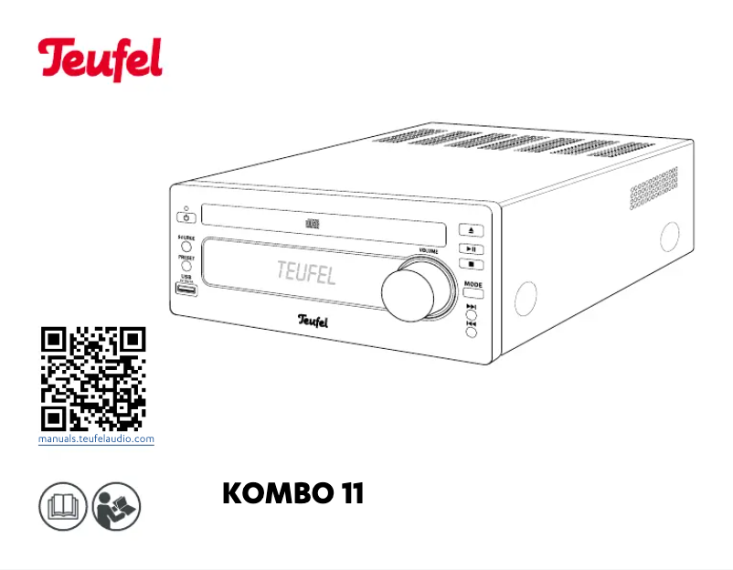 Page 1 de la notice Guide de démarrage rapide Teufel Kombo 11