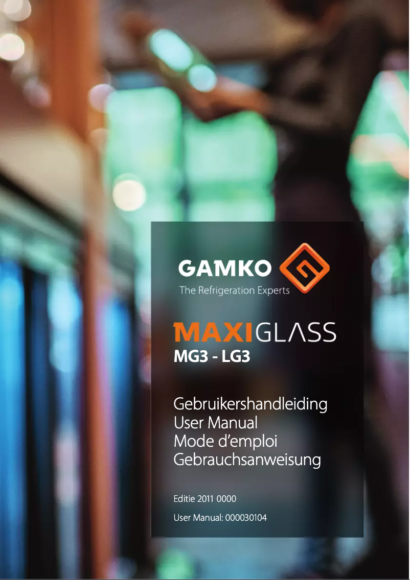 Image de la première page du manuel de l'appareil Maxiglass MG3/150LG