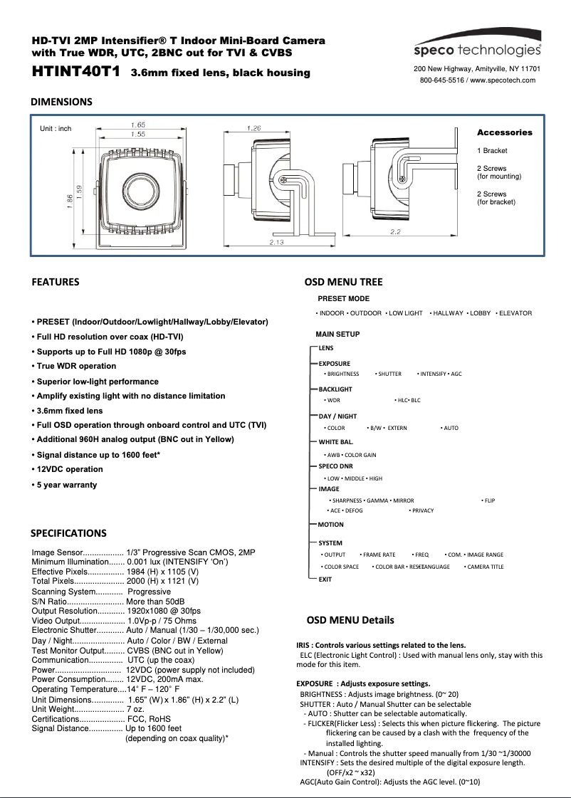 Image de la première page du manuel de l'appareil HTINT40T1
