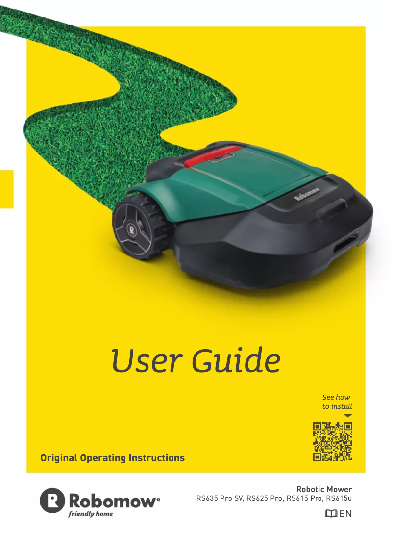 Image de la première page du manuel de l'appareil RS615 Pro