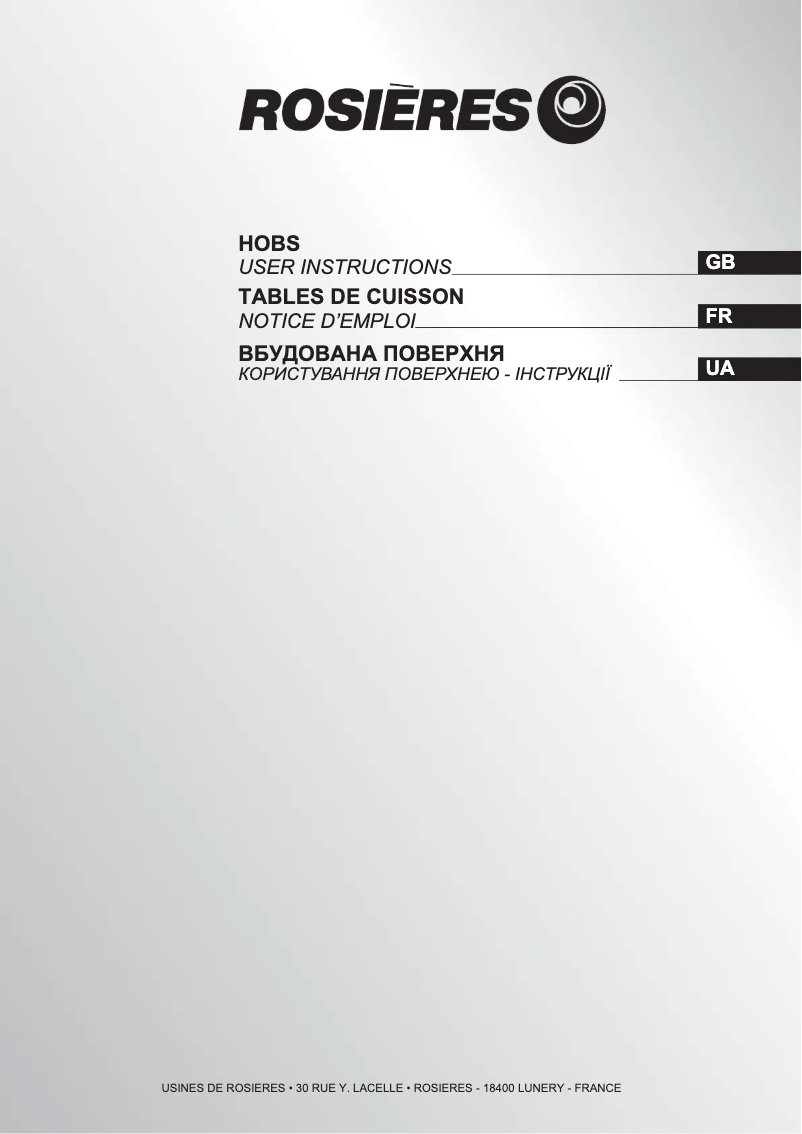 Image de la première page du manuel de l'appareil RTV 750 FPN