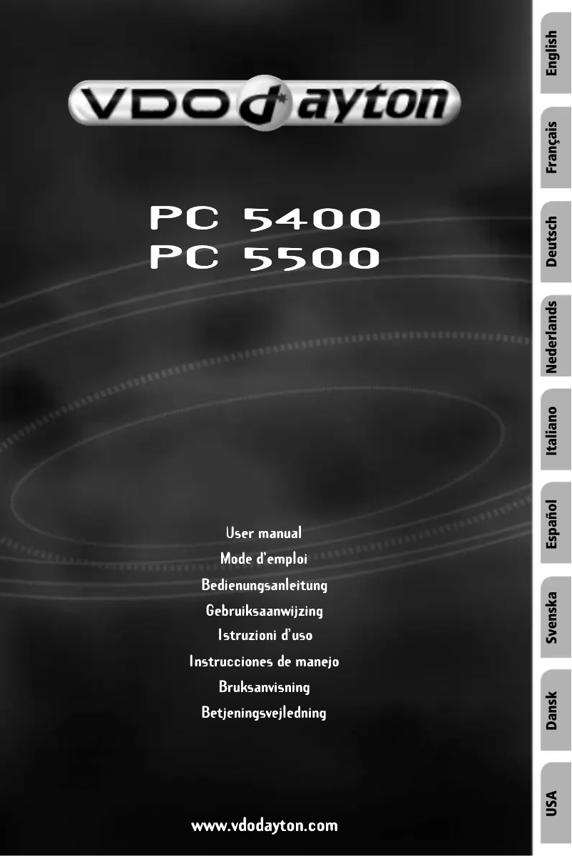Image de la première page du manuel de l'appareil PC 5500