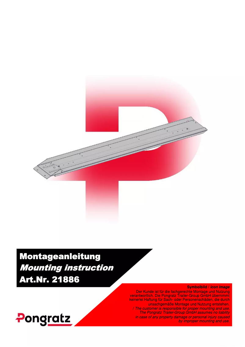 Page 1 de la notice Manuel utilisateur Pongratz PFA 185 U