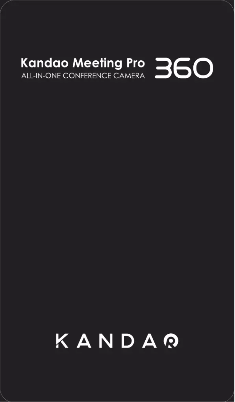 Image de la première page du manuel de l'appareil Meeting Pro 360