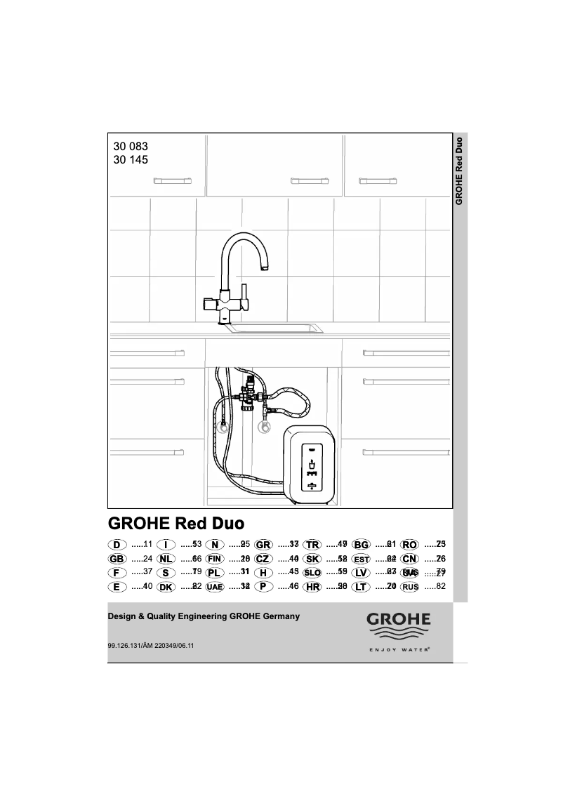 Página 1 del manual Manual de usuario Grohe Red Duo