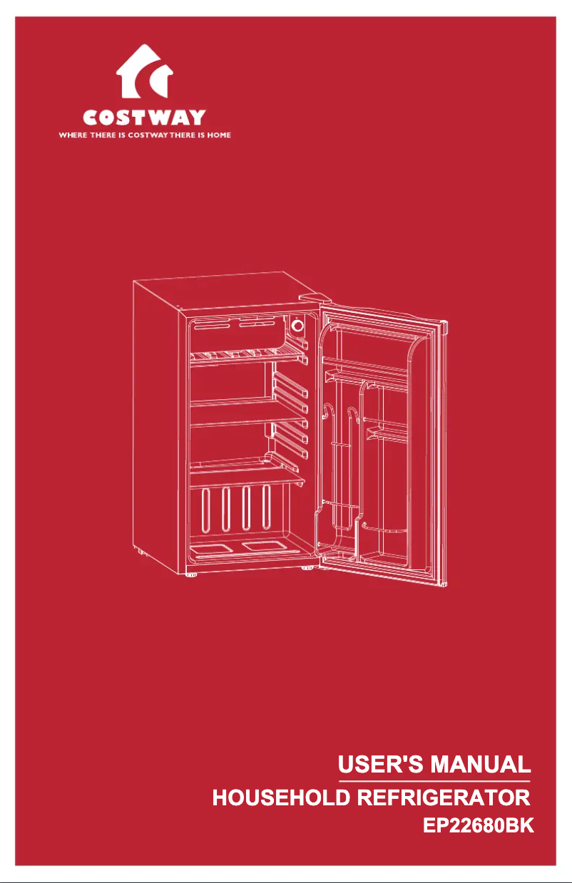 Page n°1 - Manuel utilisateur Costway EP22680BK
