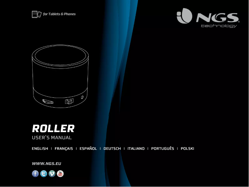 Image de la première page du manuel de l'appareil White Roller